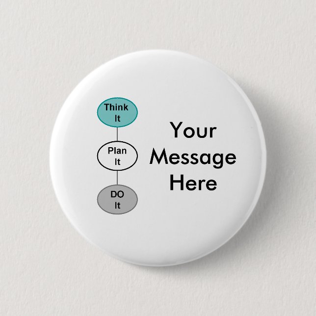 Think It 2 Inch Round Button (Front)