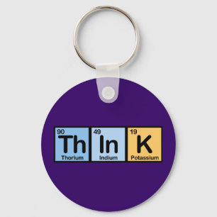 Think made of Elements Keychain