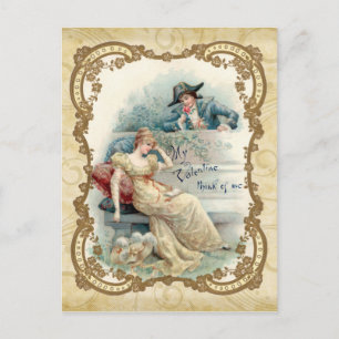 Think of Me Valentine Postcard