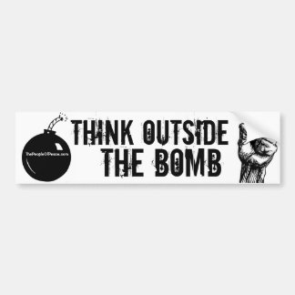 Think Outside the Bomb Bumper Sticker