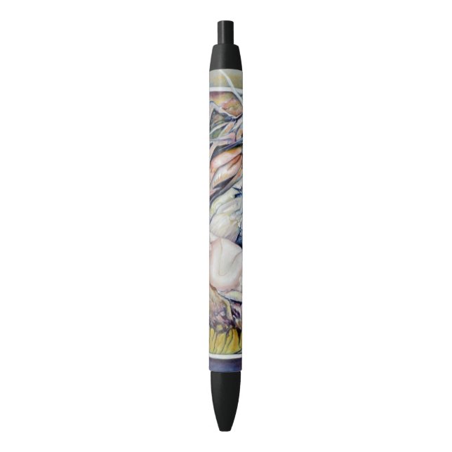Think Outside the Box Black Ink Pen (Front Vertical)