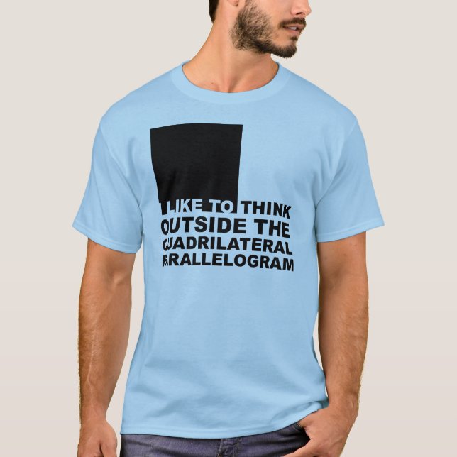 Think Outside The Box Funny T-Shirt (Front)