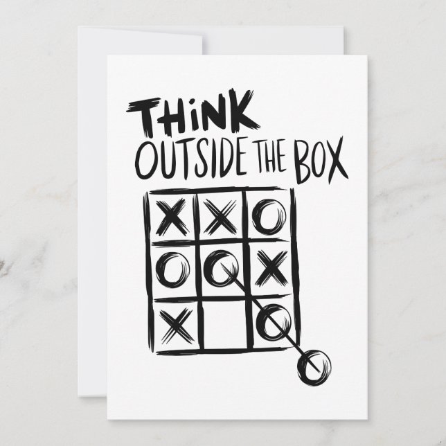 Think Outside The Box Holiday Card (Front)