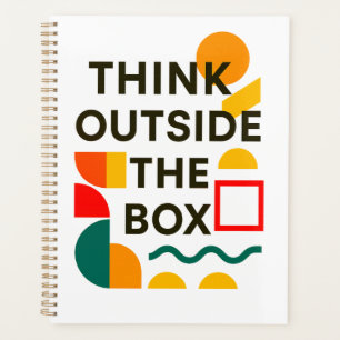 Think Outside the Box – Inspirational Geometric Planner