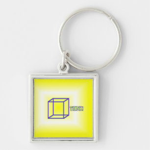Think Outside the Box! Keychain