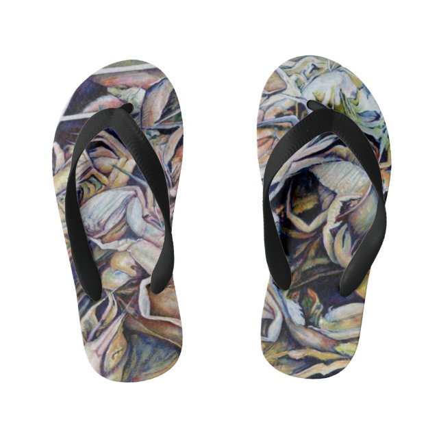 Think Outside the Box Kid's Flip Flops (Footbed)