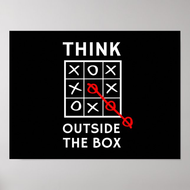 Think Outside The Box Poster (Front)
