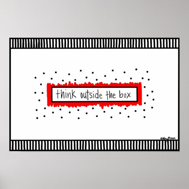 Think Outside the Box Print (Front)