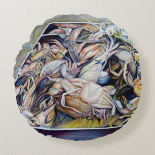 Think outside the box, Singapore Round Pillow