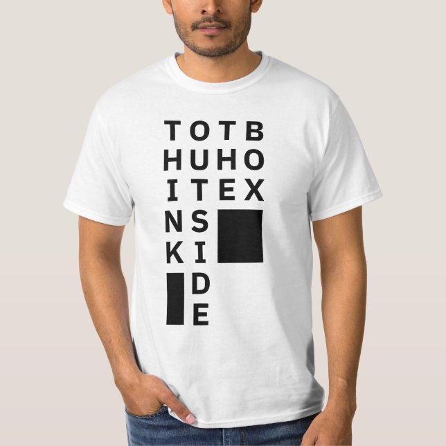 Think Outside the Box T-Shirt (Front)