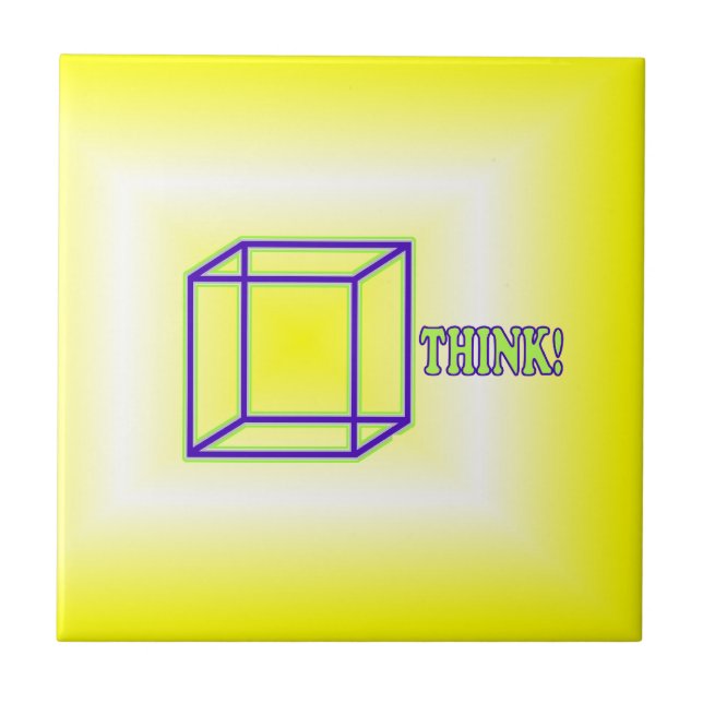 Think Outside the Box! Tile (Front)
