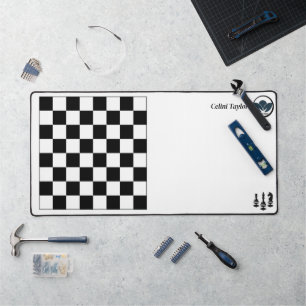 Think Outside the Square: Chessboard Pattern  Desk Mat