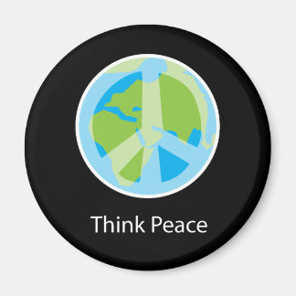 Think Peace Fridge Magnet