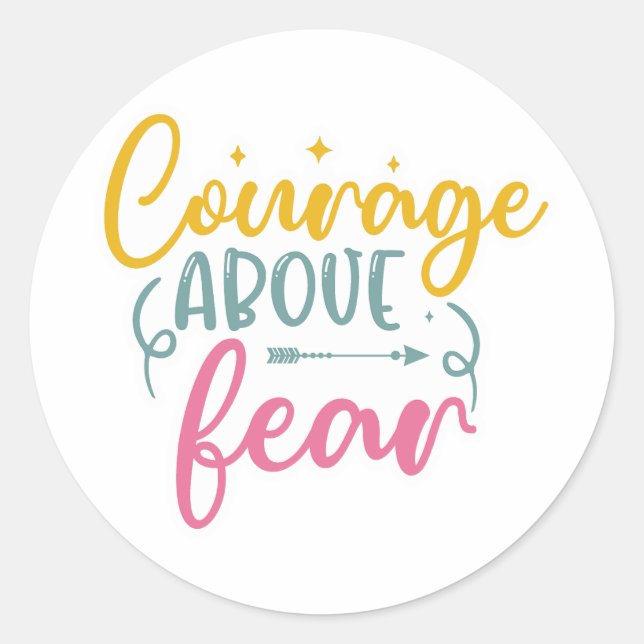 Think Positive Motivational Stickers (Front)