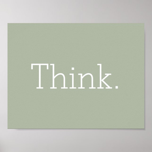 Think. Poster (Front)