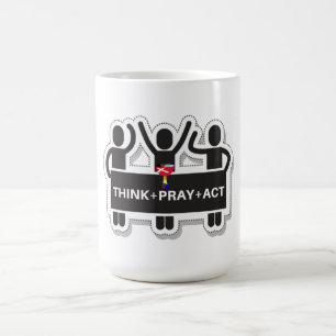 Think+Pray+Act Coffee Mug