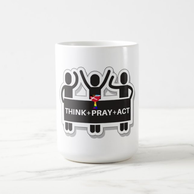 Think+Pray+Act Coffee Mug (Center)