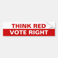 Think Red Vote Right