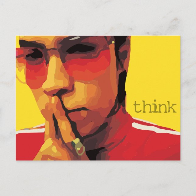 "think" Scripture Postcard from Philippians 4:6 (Front)