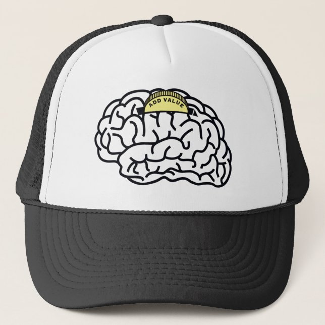 Think Series: Add Value Trucker Hat (Front)