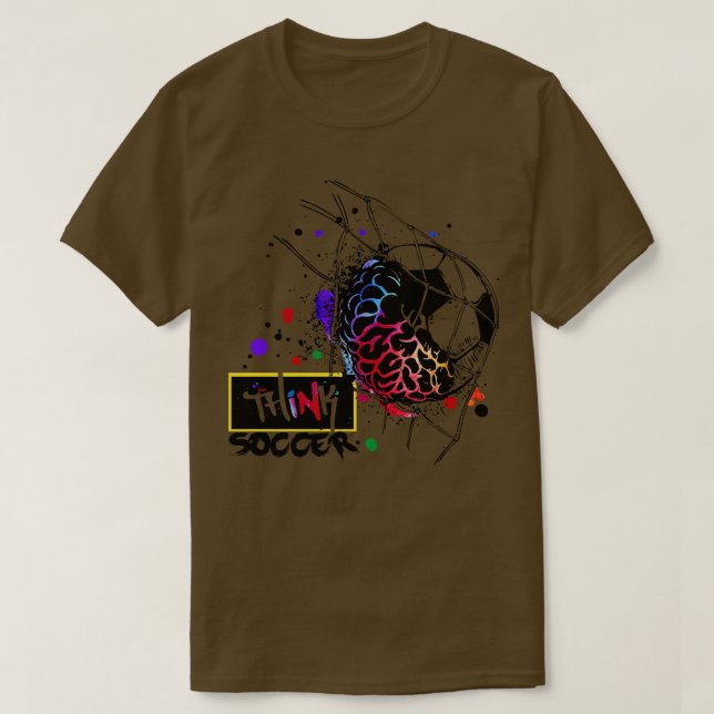 Think Soccer T-Shirt (Design Front)