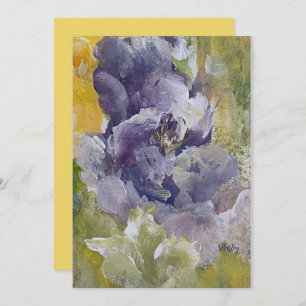 Think Spring Flat Note Card