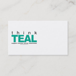 Think TEAL Ovarian Cancer Business Card