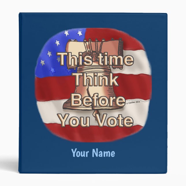 Think then Vote binder (Front)