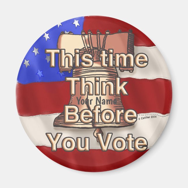 Think then Vote  Magnet (Front)