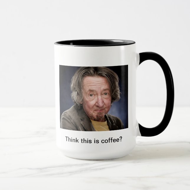 "Think this is coffeee?" mug by gaz regan (Right)