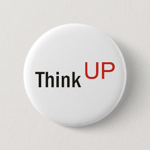 think up alexander technique slogan 2 inch round button