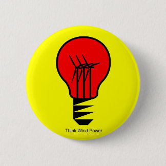 Think Wind Power 2 Inch Round Button
