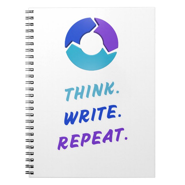 Think. Write. Repeat. Notebook (Front)