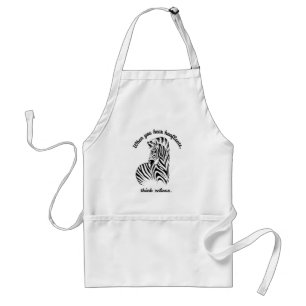 Think Zebras Standard Apron