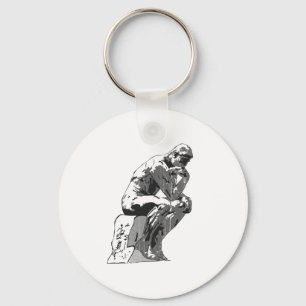 thinker keychain