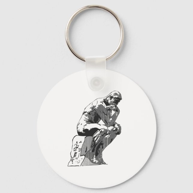 thinker keychain (Front)