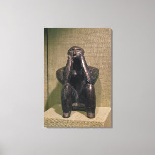 Thinker of Cernovoda, Hamangia Culture Canvas Print