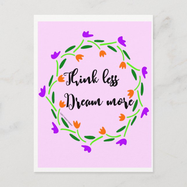 Thinkers and Dreamers postcard (Front)