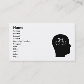 Thinking About Bicycling Business Card