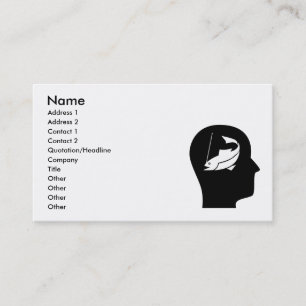 Thinking About Fishing Business Card