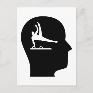 Thinking About Gymnastics Postcard