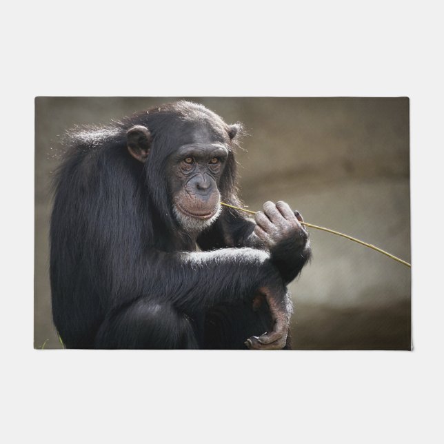 Thinking About Monkeying Around Doormat (Front)