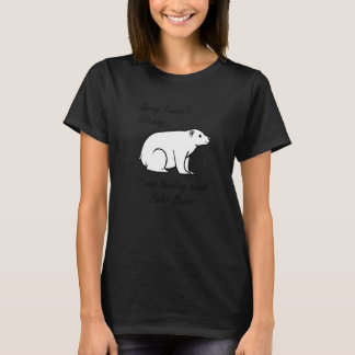 Thinking About Polar Bears Cute Bear Wildlife Prem T-Shirt