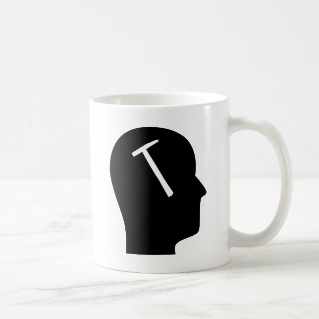 Thinking About Roofs Coffee Mug (Right)