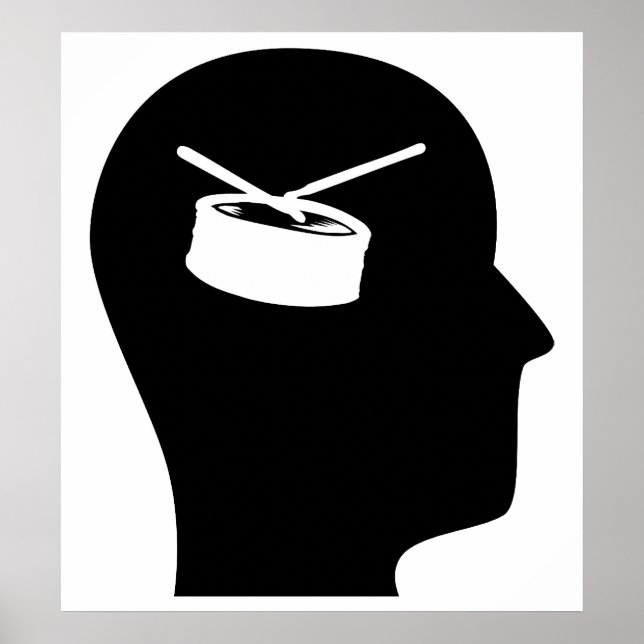 Thinking About Snare Drum Poster (Front)