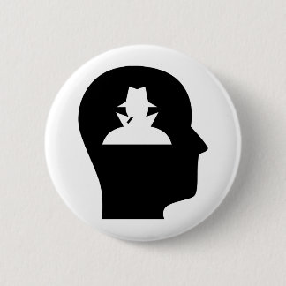 Thinking About Spying 2 Inch Round Button