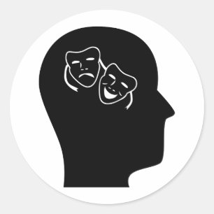 Thinking About Theatre Classic Round Sticker