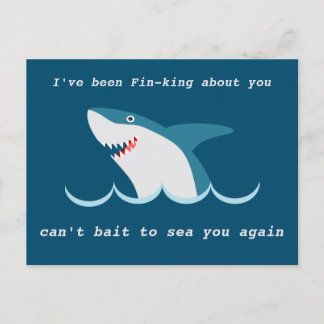 Thinking about you holiday postcard