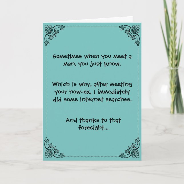 Thinking ahead card (Front)