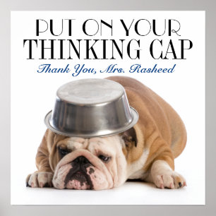 Thinking Cap School Humour Poster